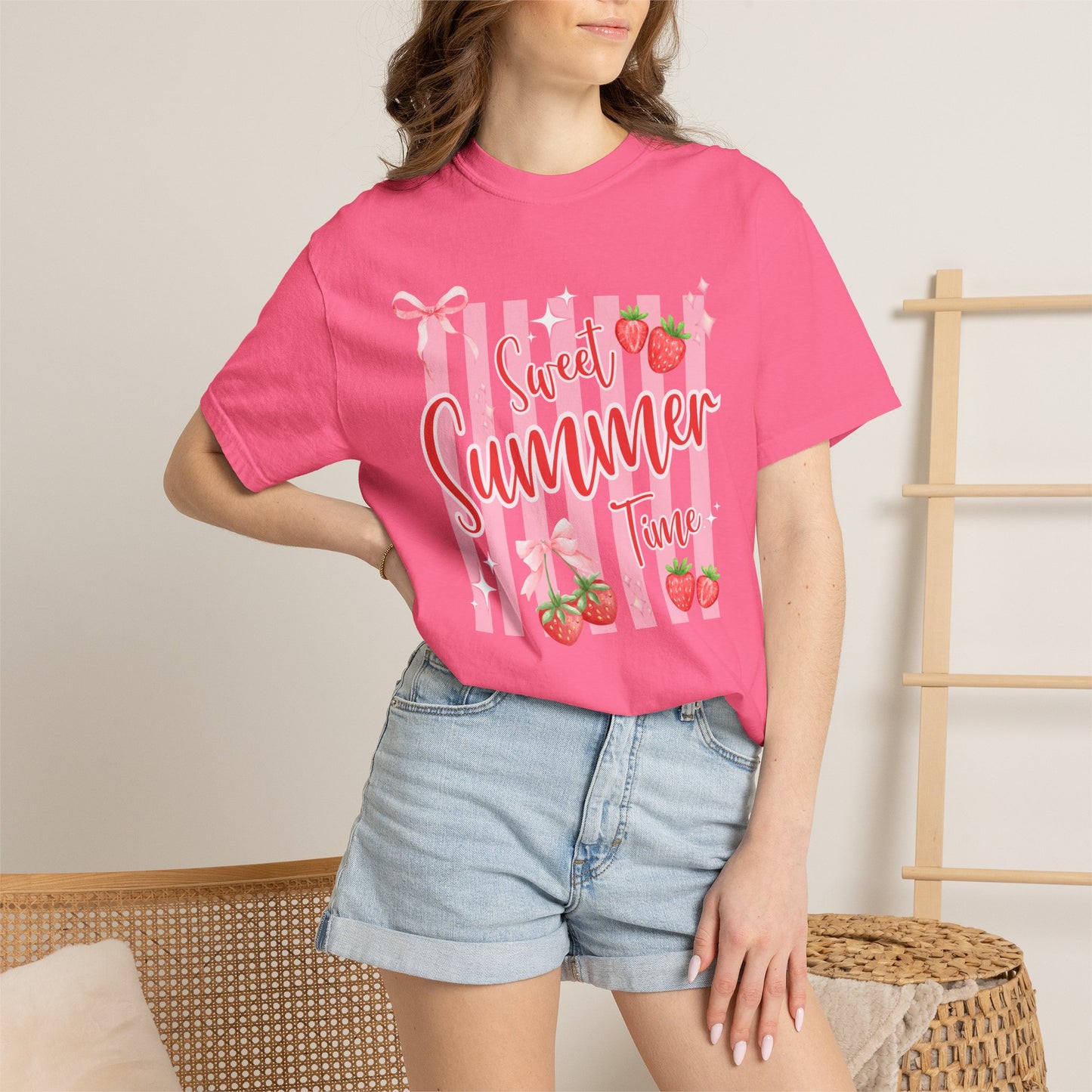 Sweet Summer Time Unisex Garment-Dyed T-Shirt