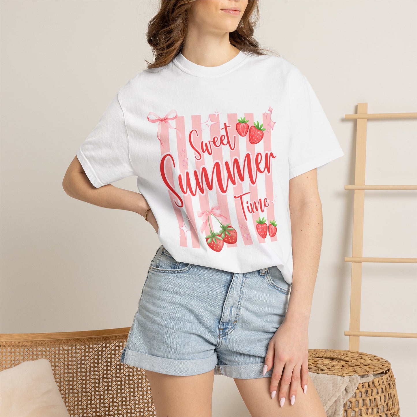 Sweet Summer Time Unisex Garment-Dyed T-Shirt