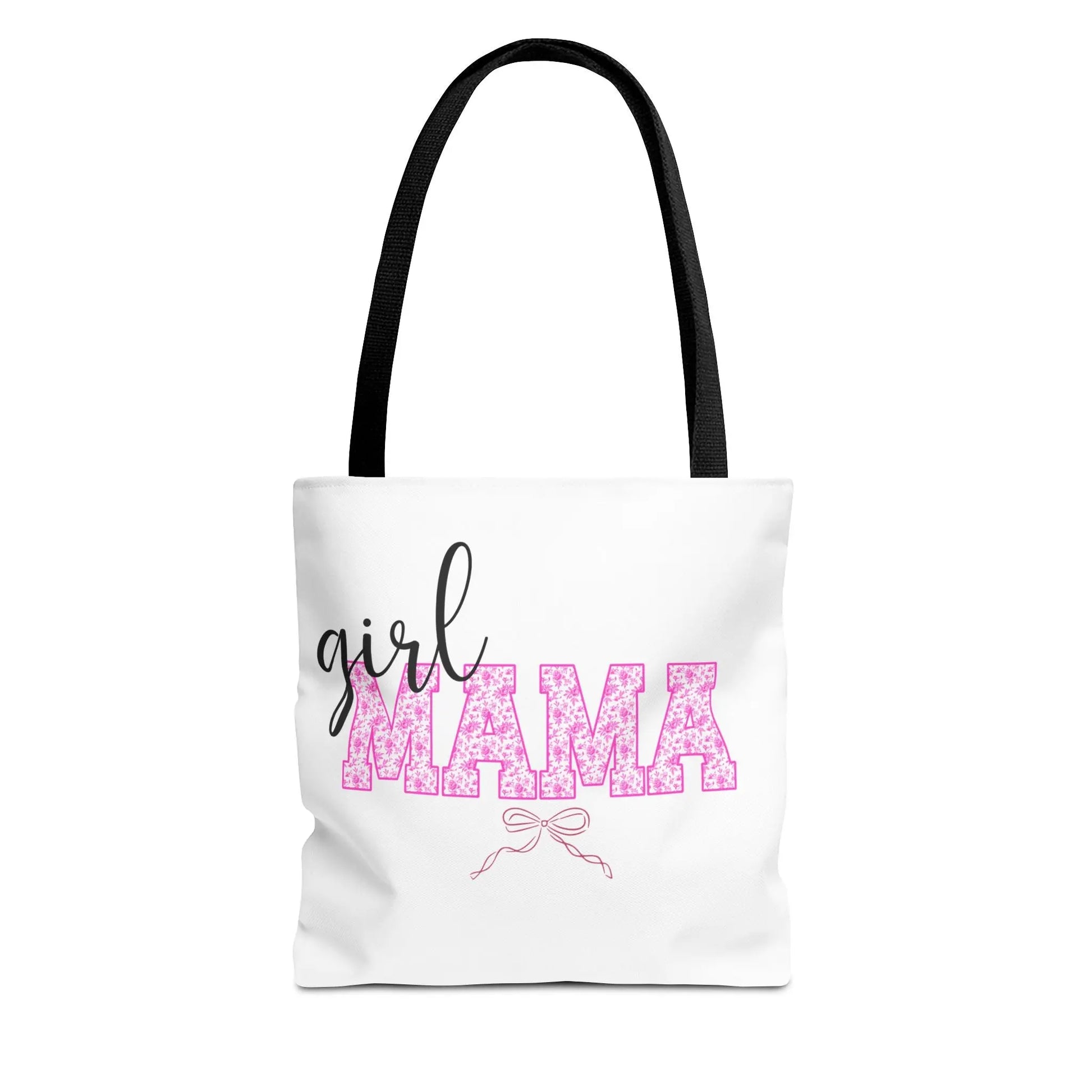 Girl Mama Pink Floral Tote Bag Printify