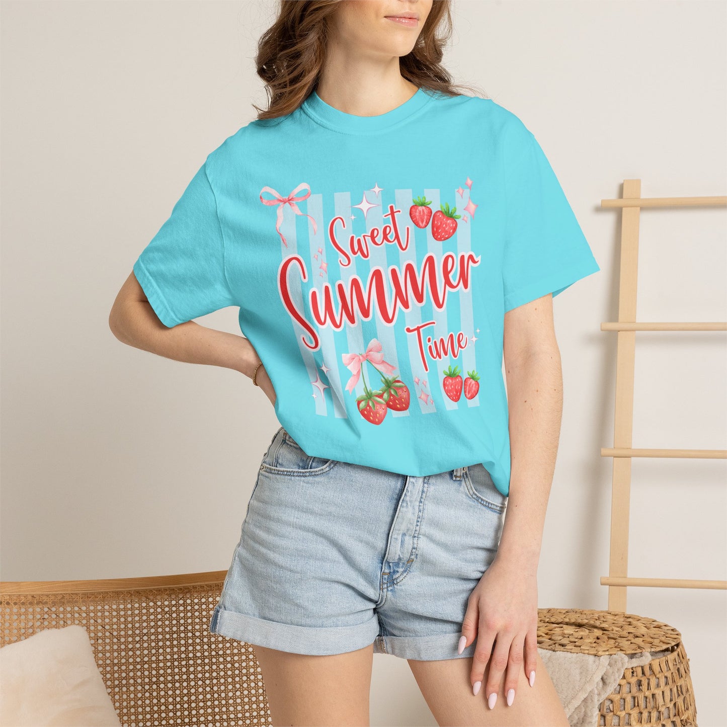 Sweet Summer Time Unisex Garment-Dyed T-Shirt