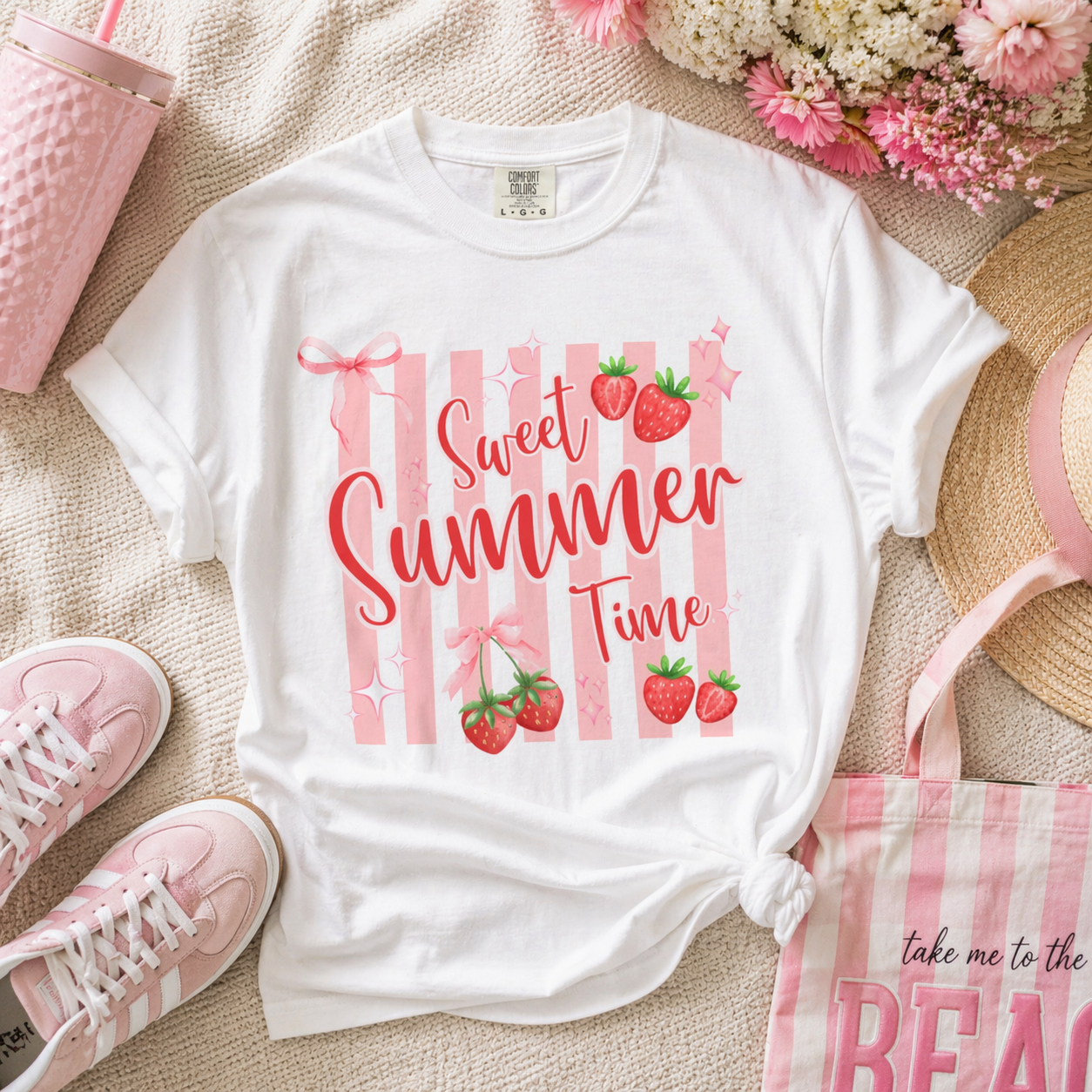 Sweet Summer Time Unisex Garment-Dyed T-Shirt
