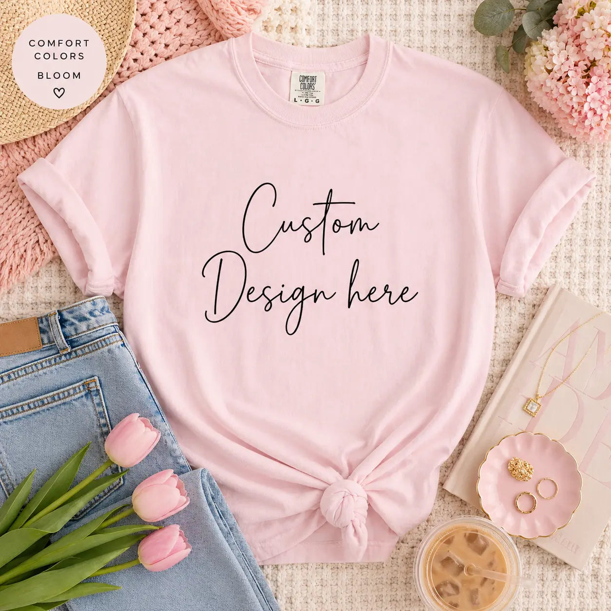 Custom T-Shirt | Add Your Logo or Design | Personalized Tee | Boutique Custom Gift Printify